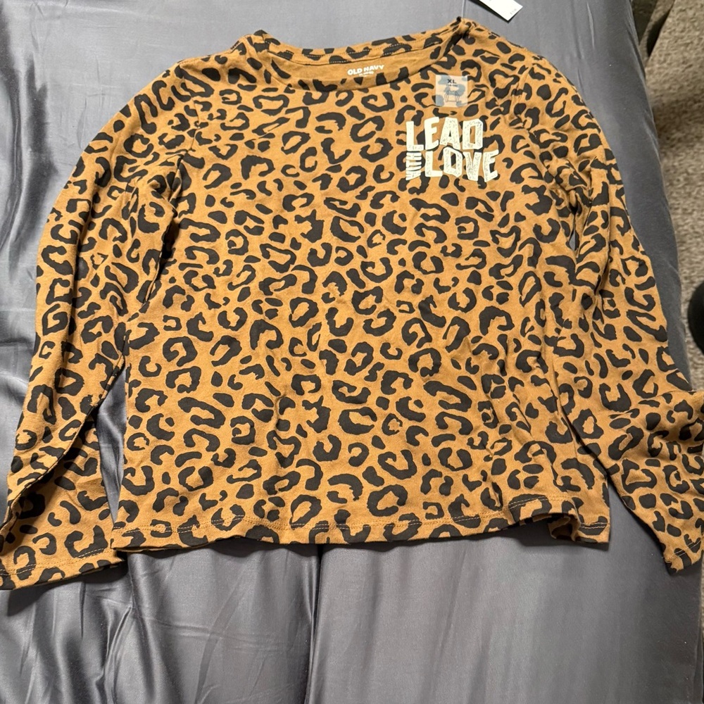 Old Navy Long-Sleeve Graphic T-Shirt for Girls - Size XL (14-16) - NWT
